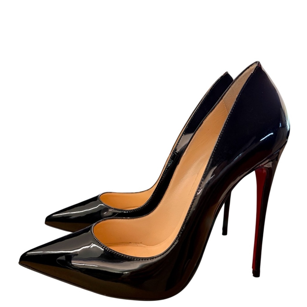 Christian Louboutin Black Patent Leather Heels
